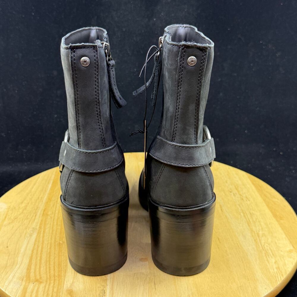 Harley-Davidson Lavina Black 6-Inch Fashion Riding Boots D65004 - Size 8M - Picture 5 of 9